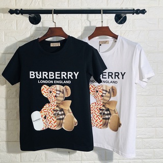 Playera burberry negra hombre hot sale