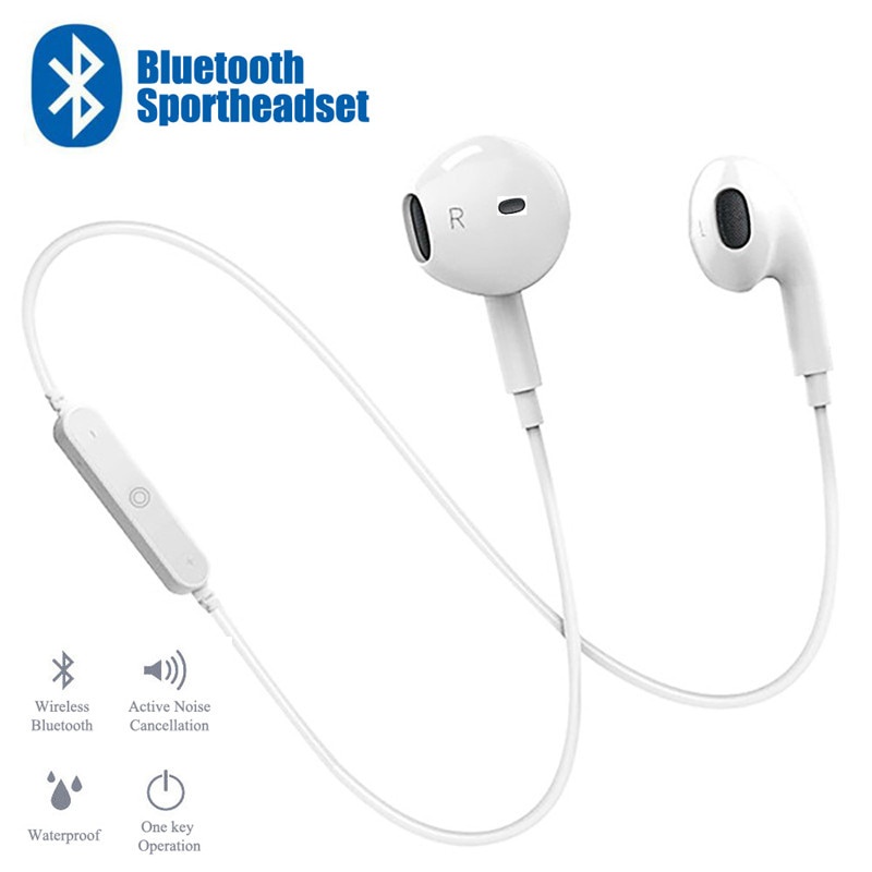 Comprar Bluedio S6 auriculares inalámbricos Bluetooth deportivos con  micrófono ganchos para la oreja auriculares Bluetooth estéreo HiFi  auriculares de música para teléfono