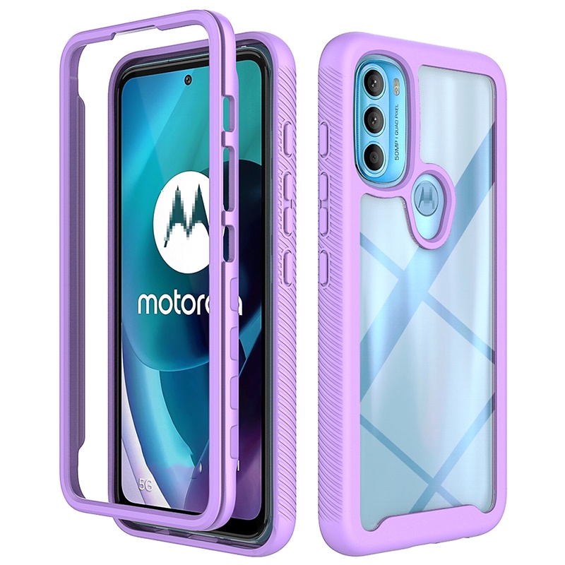 Funda trasera para Motorola Moto G71 con soporte de anillo magnético,  protección resistente a prueba de golpes para Motorola Moto G71 (5G) (color  