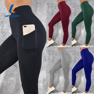 Mallas de LICRA de piel sintética para mujer, Leggings negros de