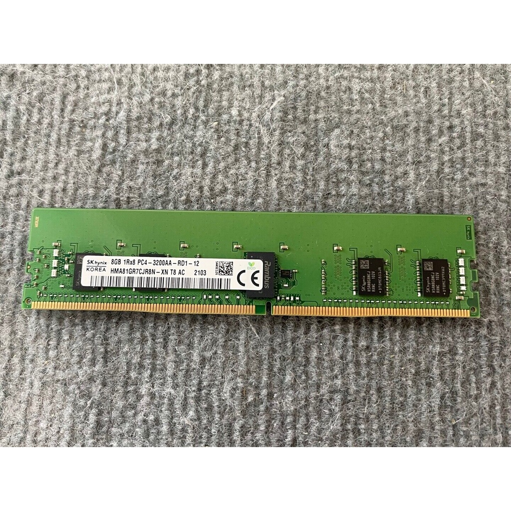 Memoria RAM De Servidor Hynix hma81gr7cjr8n-xn 8GB 1Rx8 pc4-3200AA ECC ...