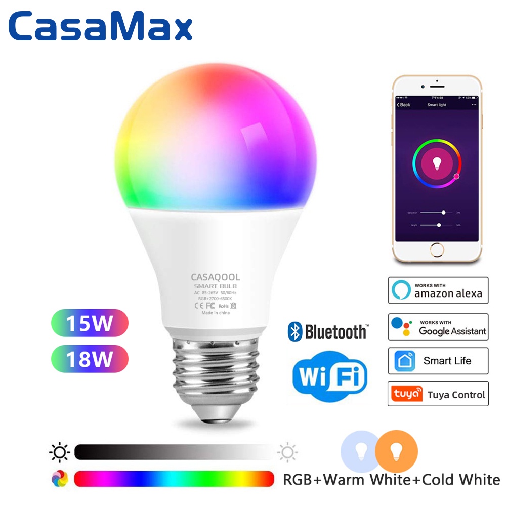 Lámpara LED con Sensor de movimiento, Bombilla infrarroja inteligente  automática, ahorro de energía, E27, 20W, 18W, 15W, 220V
