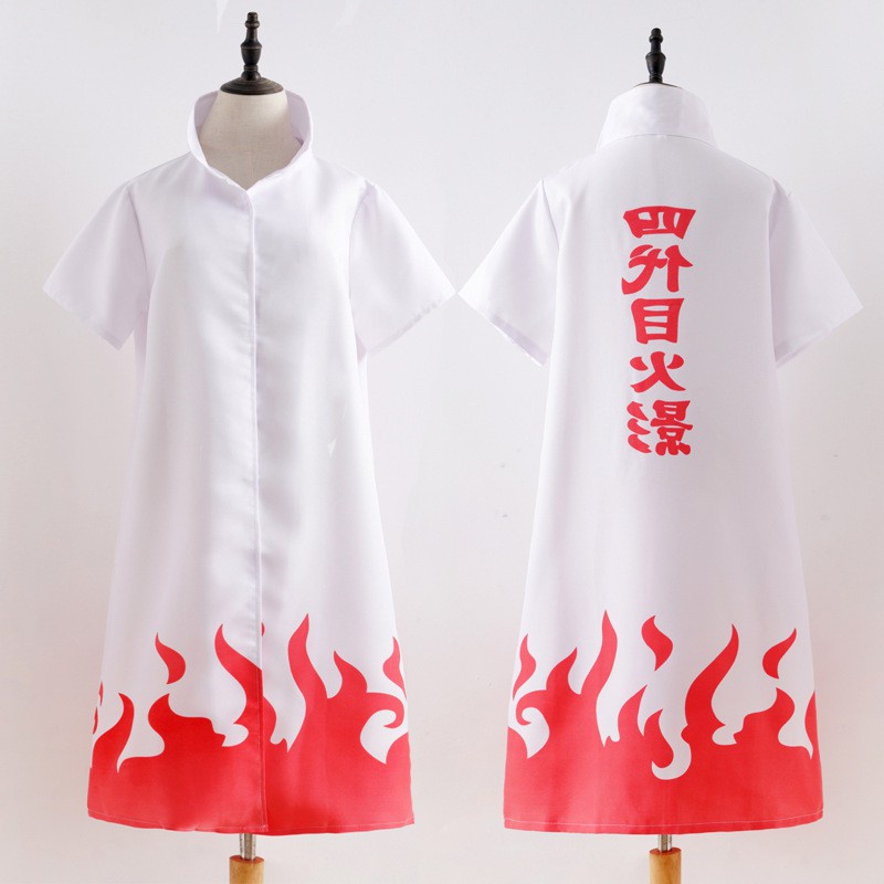 Shippuden Cosplay capa 4a y 6a capa Hokage capa blanca capa polvo Unisex cuarto Hokage Namikaze Minato uniforme Shopee Mexico