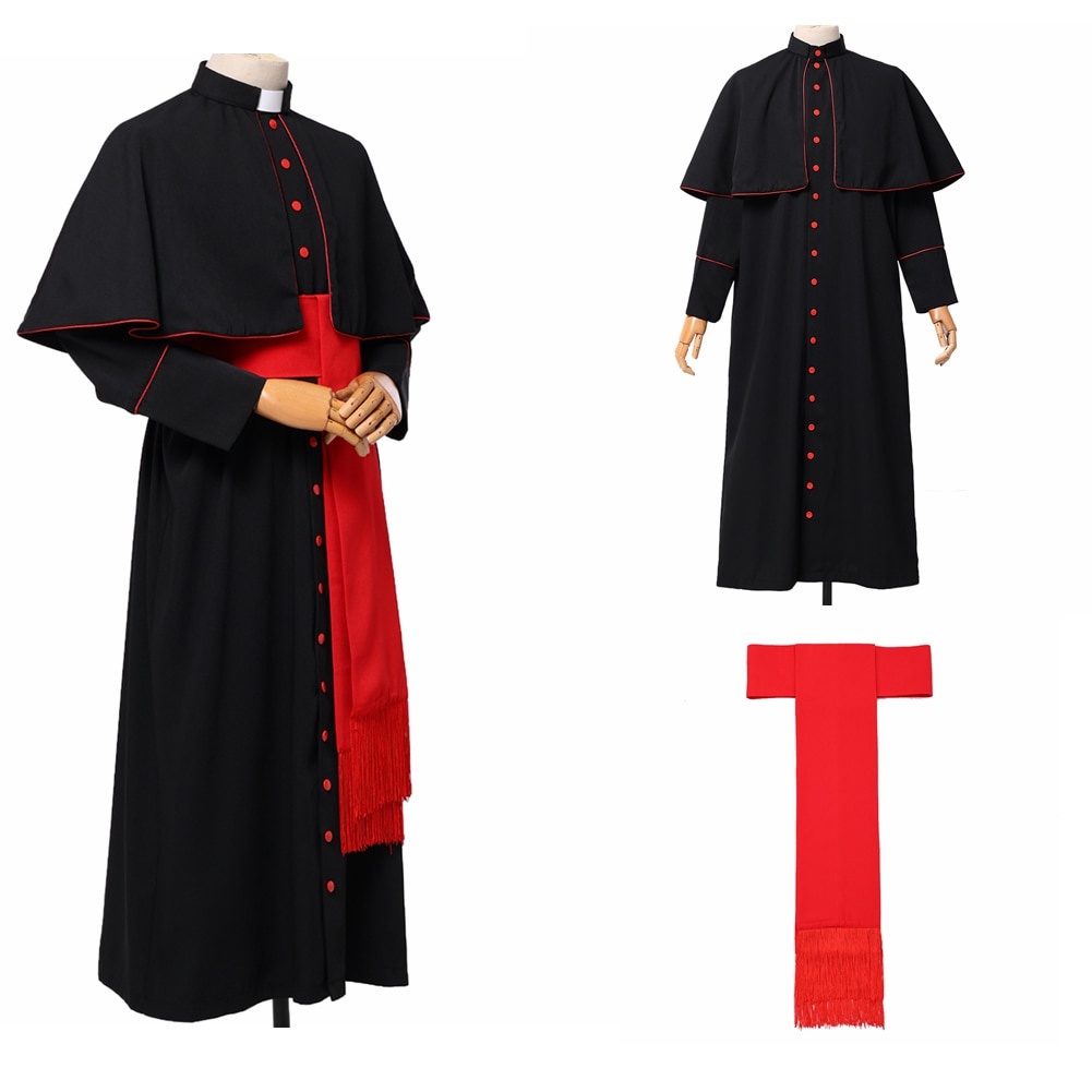 Traje De Sacerdote Obispo Clero Romano Soutane Iglesia Católica ...