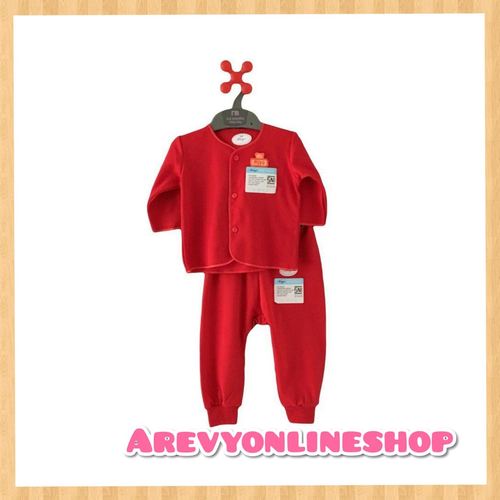 MERAH Recien Nacido Rojo Miyo Ropa De Bebe Traje Largo Pijama De Shopee Mexico