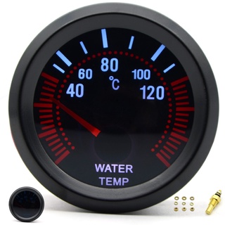 Medidor Digital de temperatura del agua para coche, pantalla LED de 52mm,  9-36V, con Sensor de temperatura y función de alarma - AliExpress