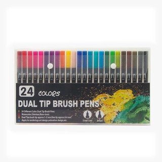 72 Colores Marcadores Plumones Punta De Pincel Dual Brush
