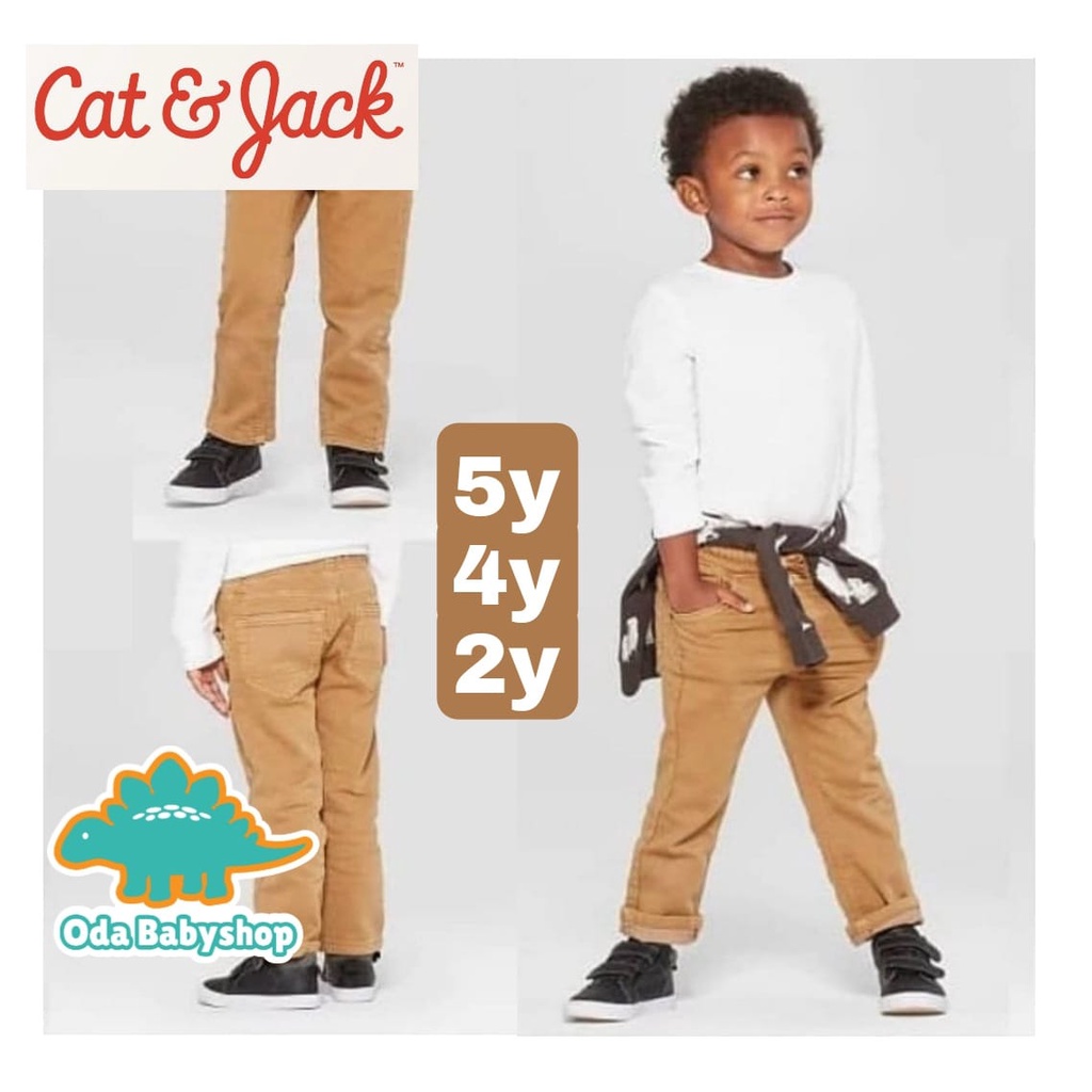Pantalones vaqueros Cat Jack Pull On marr n
