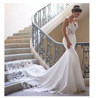 Vestidos de novia online corte sirena