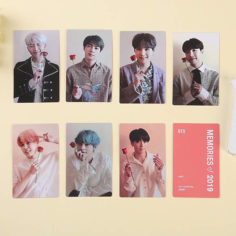 KPOP BTS Memories of 2020 HD Card JK V JIMIN JIN SUGA RM J-HOPE