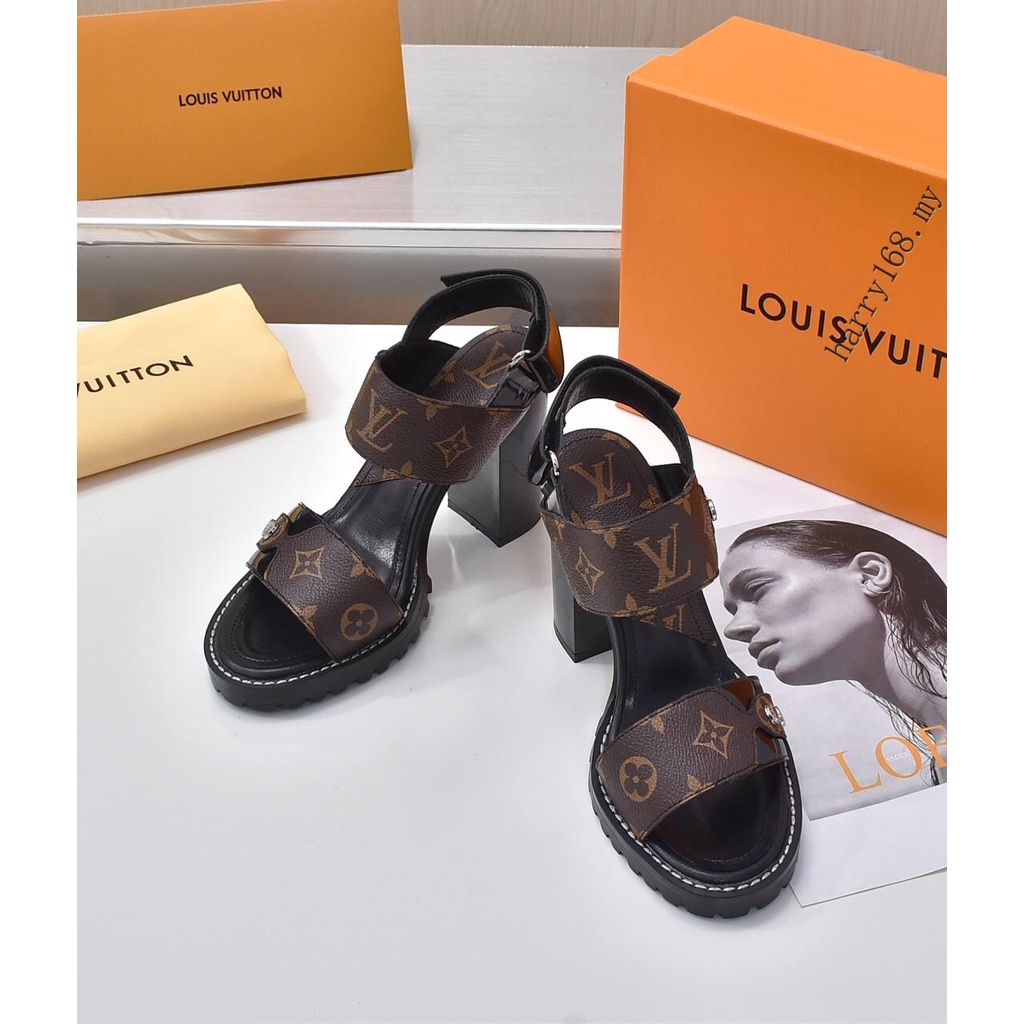 Louis Vuitton sandalias mujer Cuero ref.297331 - Joli Closet