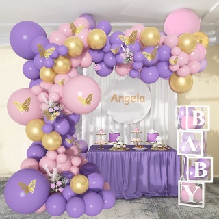 Globos Lilo Y Stitch Angela Niña Kit Decoración Cumpleaños