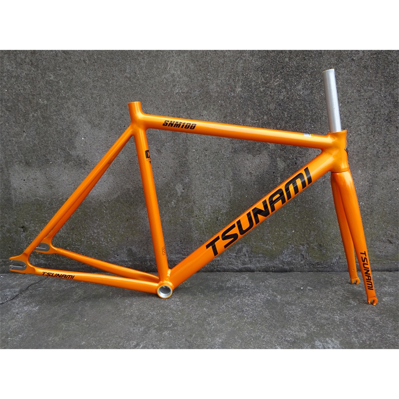 TSUNAMI 2024 Nuevo Estilo SNM100 Engranaje Fijo 700c Aluminio 49cm 52cm 55cm 58cm Cuadro Y Horquilla De Bicicleta De Una Velocidad Shopee Mexico