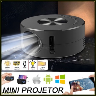  Mini proyector para teléfono celular, proyector portátil ultra  pequeño con control remoto para teléfono, proyector HD de 1080p, proyector  de películas para el hogar, para oficina al aire libre : Electrónica
