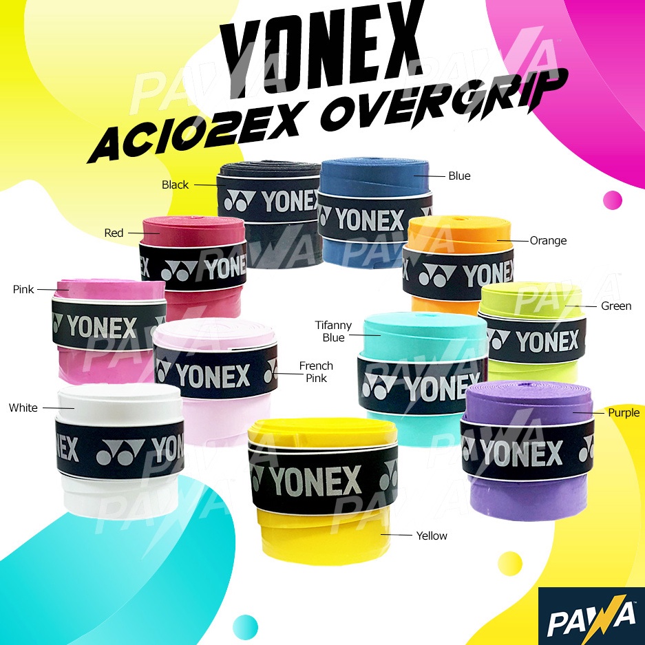 Yonex AC102EX OvergripTennis Raqueta Agarre Absorbente Humedad Mango ...