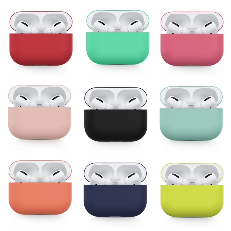 Funda De Silicona Para Airpods Pro Case Slim wireless Bluetooth headset Para  Airpod 3a Caja De Carga Inalámbrica Air Pods Fundas