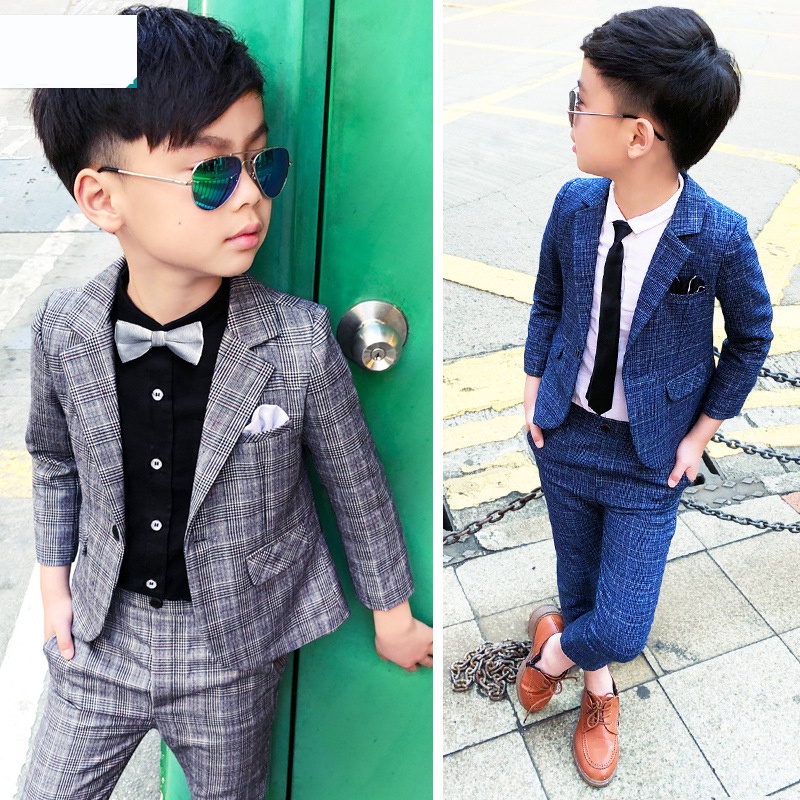 Blazers Para Niños Trajes Escolares Formales Para Boda 2020 Pantalones Blazer A Cuadros 2pcs Esmoquin Kid Fiesta Vestido De Conjuntos Ropa | Shopee México