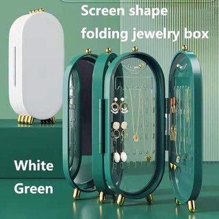 Organizador de almacenamiento de aretes, nuevos anillos de joyería de  acrílico, para pulseras, a prueba de polvo, multifuncional, con 3 cajones