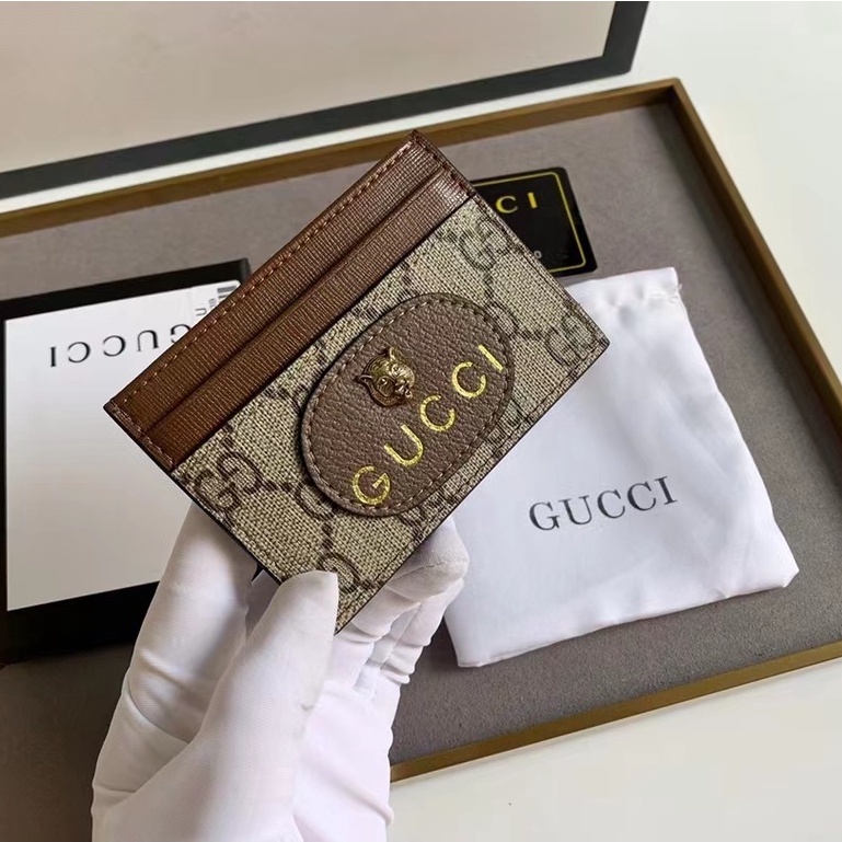 Listo Enviar Gucci Nuevo Tarjetero Para Hombre Con 597557 Caja | Shopee México