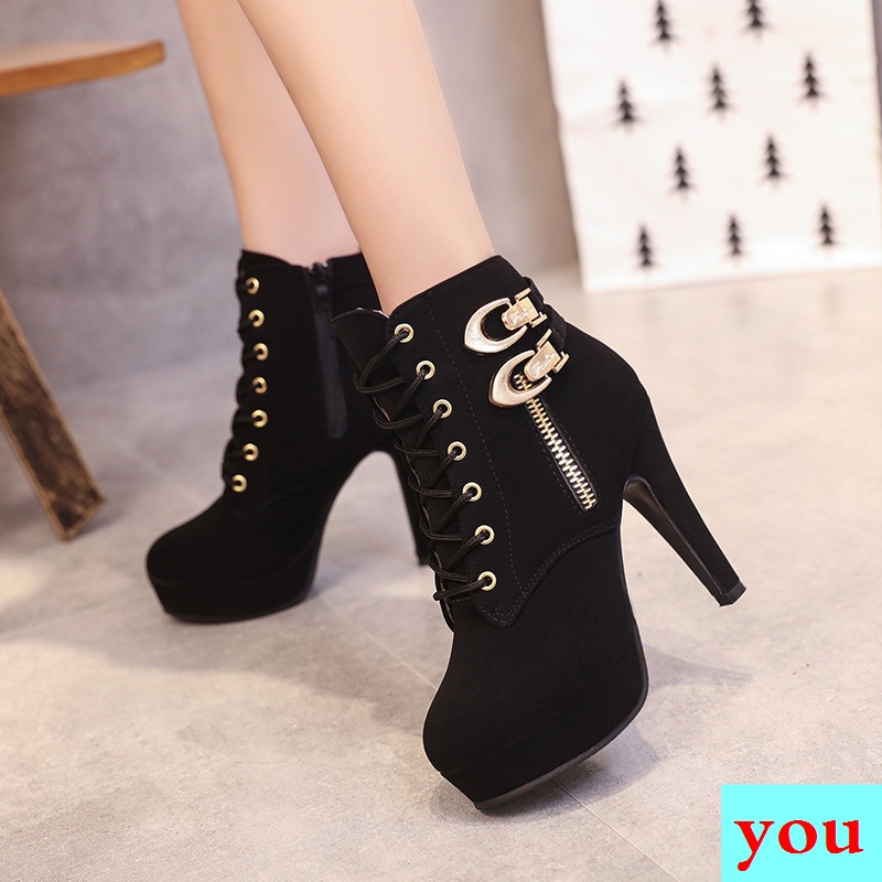 Botas de best sale tacon cortas