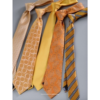 Corbata de moda para hombre, corbata clásica de seda de 8cm, corbatas de  flores a rayas a cuadros amarillas y azules, ropa de negocios para hombres