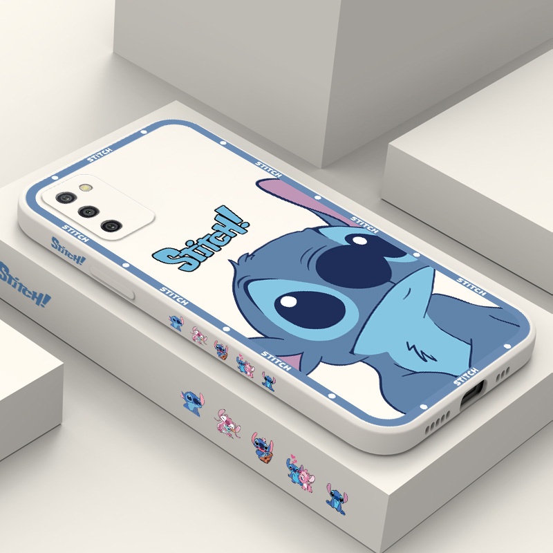 Para Samsung Galaxy S24 Funda de cuero para teléfono con estampado de gato  y cordón (azul)