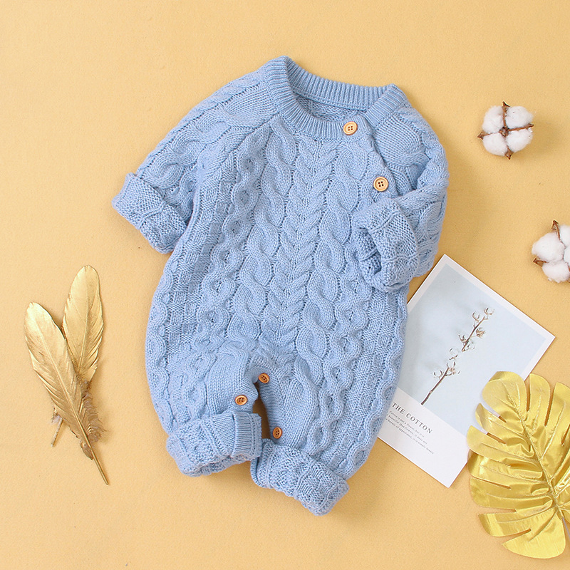 Ropa De Bebé Otoño E Invierno Punto Para Niños Para Recién