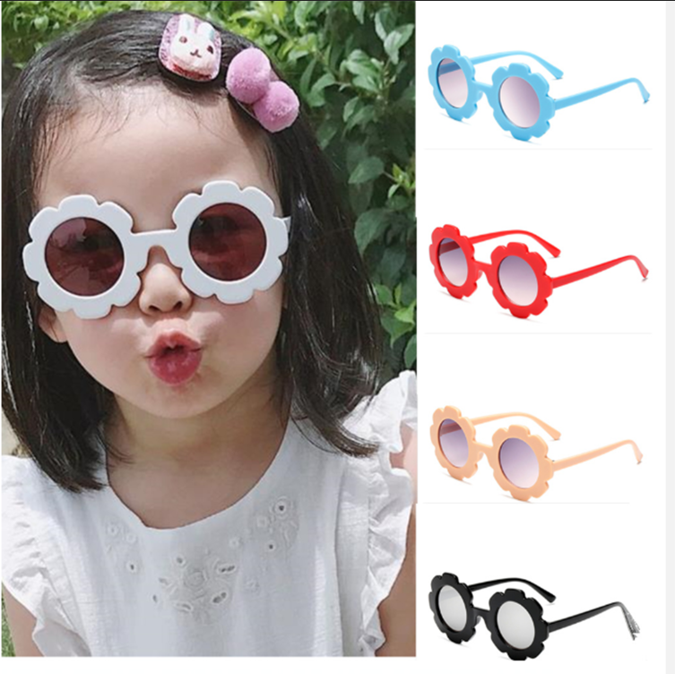 Lentes De Sol Para Ninos Ninas Flores Redondas Shopee Mexico