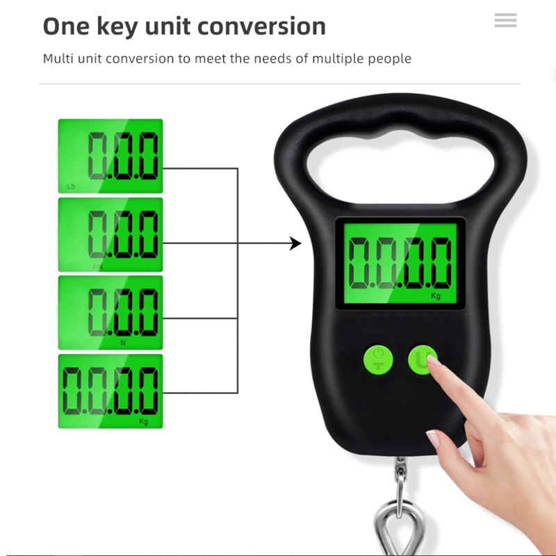 Bascula Para Pesas Maletas De Viaje Equipaje Digital Medicion Precisa Multi