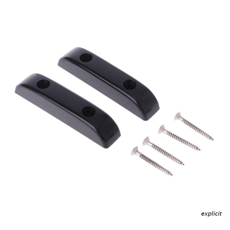 exp ♞ 2 Piezas Fender Black Thumb Rest/Tug Bar/Dedo Pull Para Jazz