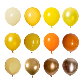 Kit de arco de globos azules, amarillos y verdes, globos de látex coloridos  para cumpleaños, azul, amarillo, naranja, verde, 5, 10, 18 pulgadas, kit