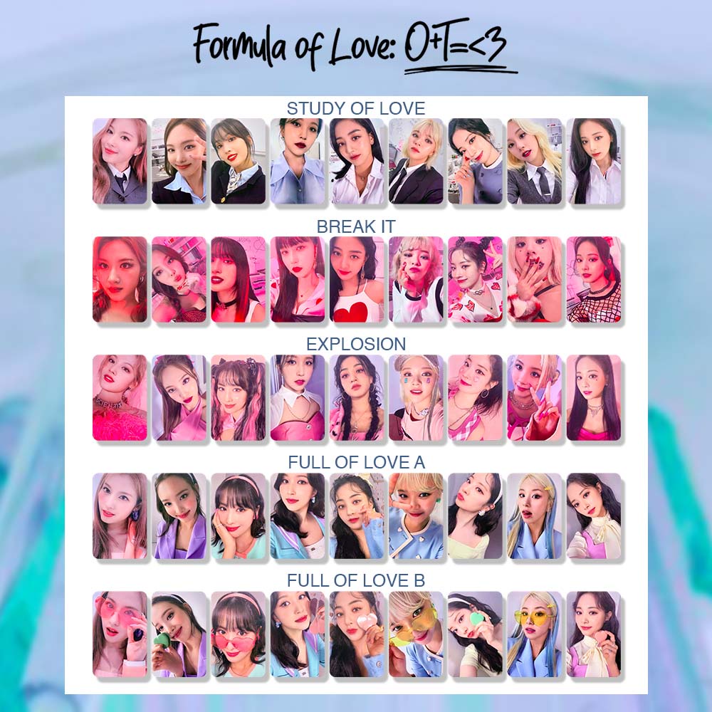 Photocard TWICE Formula Of Love Album Premium | Shopee México