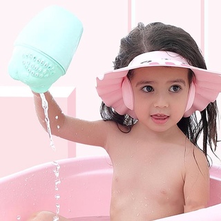 gorro de ducha de bebé ajustable de lavado de pelo sombrero para recién  nacido bebé protección de la oreja seguro niños niños champú escudo de baño  cubierta de la cabeza