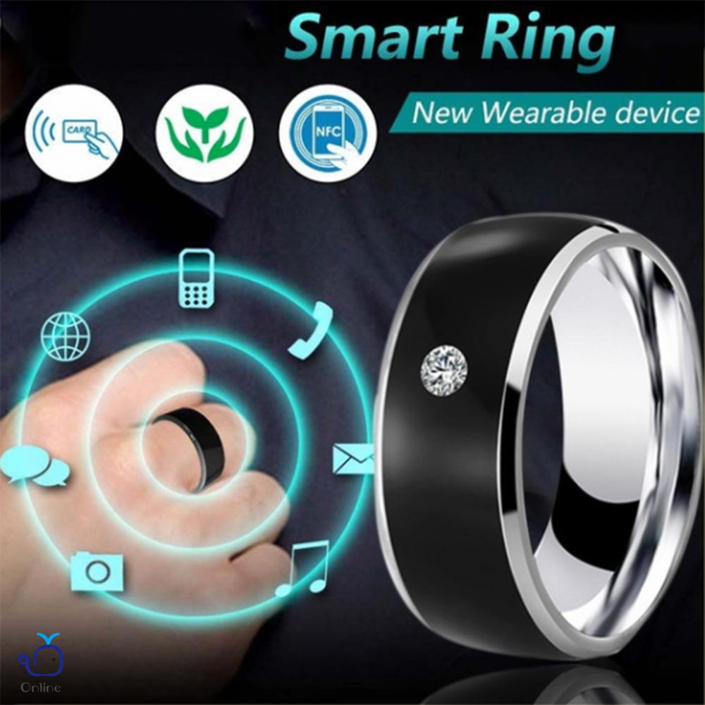 Anillo inteligente multifuncional para hombre, accesorio de acero