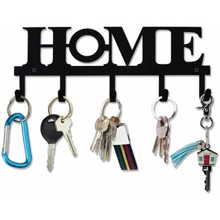 Soporte de llaves para pared / Percha de llave personalizada / Nuevo  letrero de casa / Titular de llave