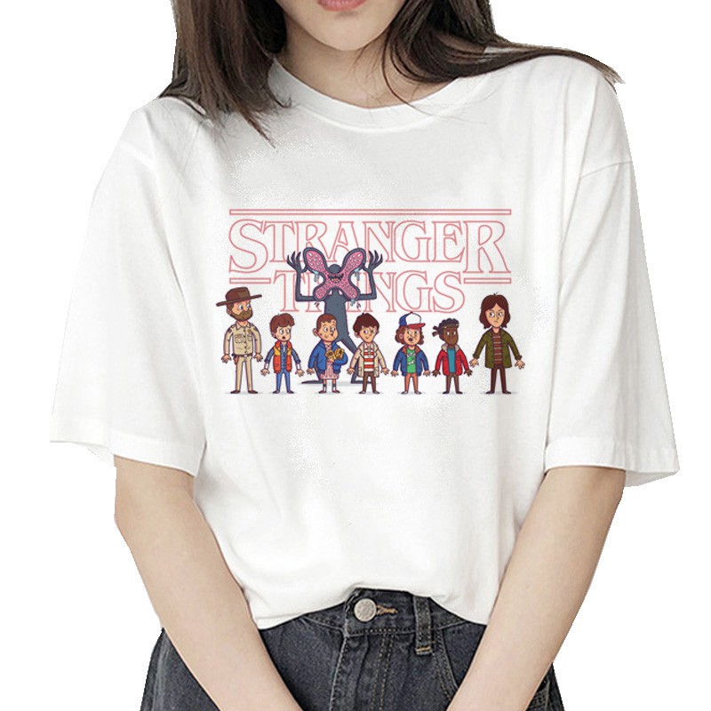 Playera stranger 2024 things mujer