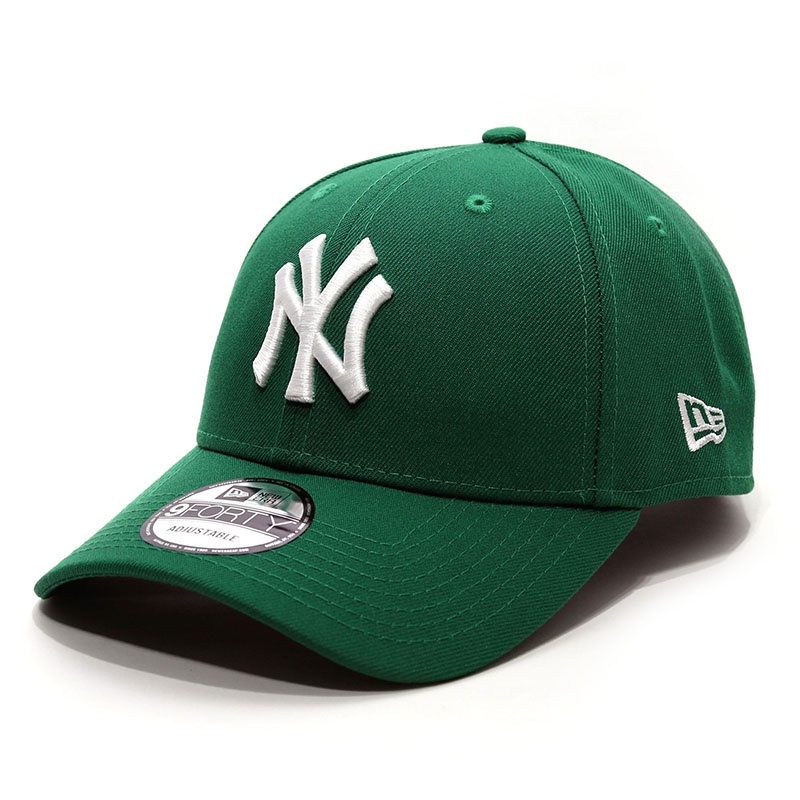 NewEra Peaked Gorra MLB De Béisbol Curvo Sombrero De Ala Macho New York Yankees Duro Top Grande Estándar LA Verde Sol Gyiq | México