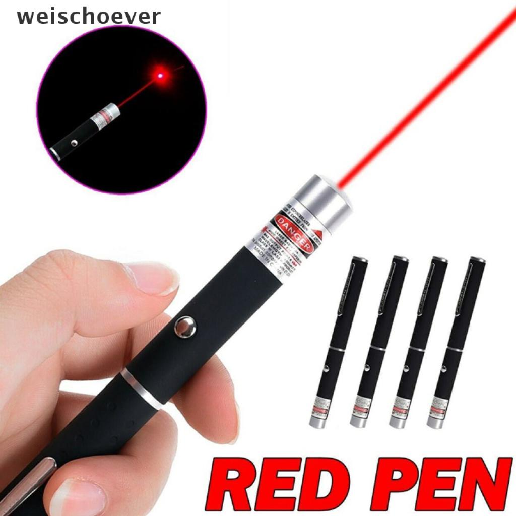 weischoever 5MW High Powered Red Laser Pointer Pen Lazer 532nm Visible Beam Light New