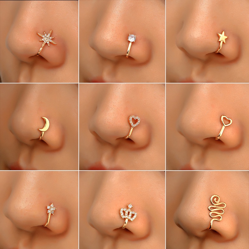 6 Piezas Pendientes De Imán Con Clip Y Diamantes De Imitación, Simples  Pendientes Sin Perforación, Moda Para Hombres Y Mujeres, Joyería De Imán  Para Oreja, Moda de Mujer