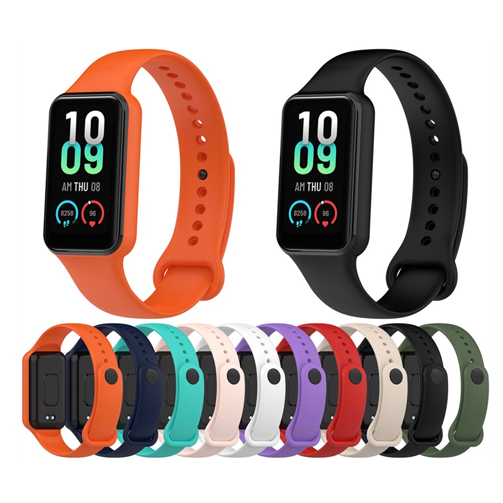 Amazfit Band 7 Nylon Loop Correa Pulsera Reloj Inteligente Deportes  Reemplazo Con Funda De Metal Para Huami Band7 Gao Jiahui unisex