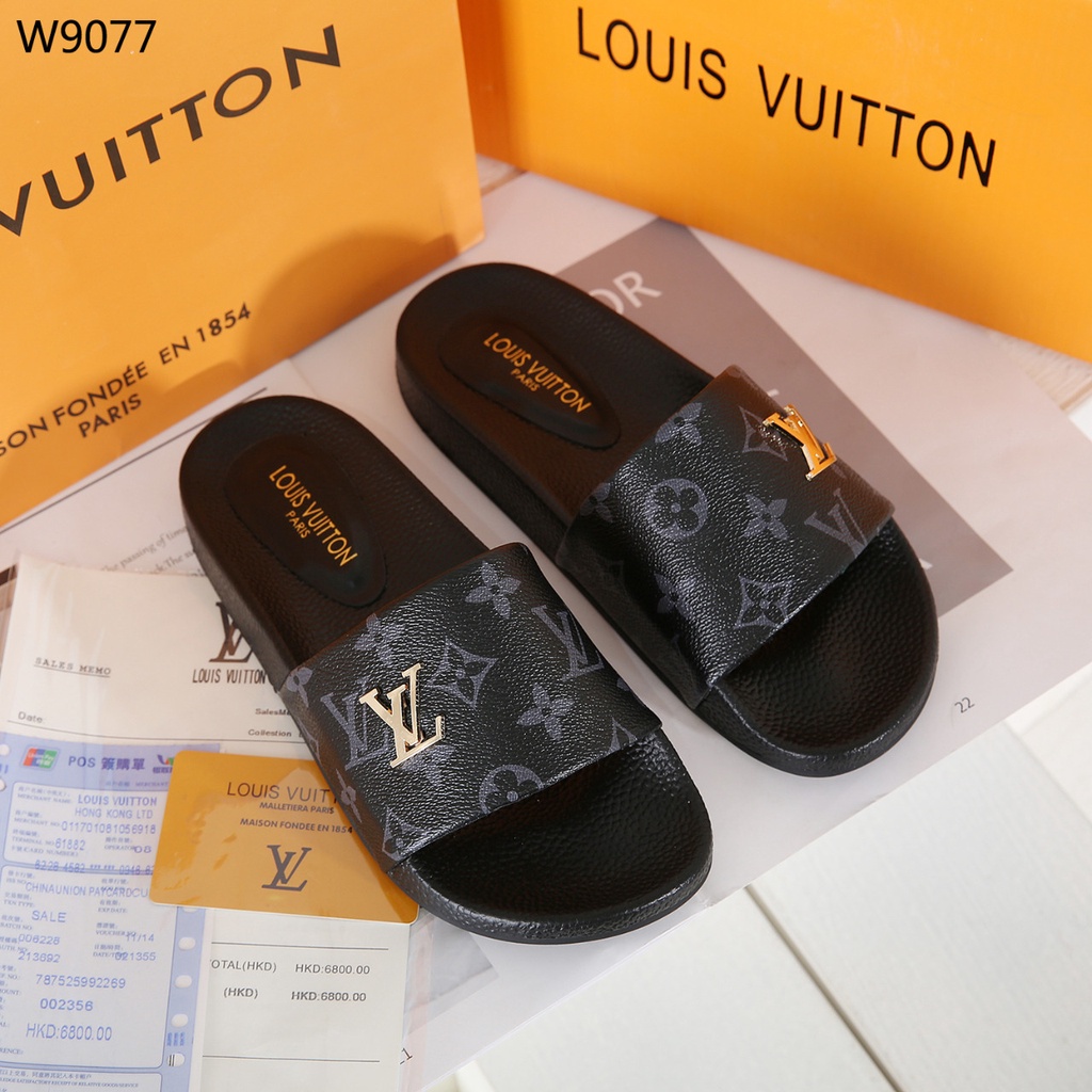Louis Vuitton LV Вы Mujer Diseñador Sandalias Moda Diapositivas