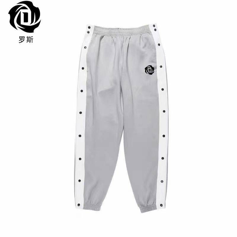 pantalones casuales Chalndal * NBA Botones De Los Hombres De Apertura Completa Botón De Baloncesto Sueltos Tobillo-Tie Deportivos Casual Lateral LaS--5XL) - Shopee México