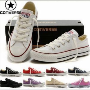 Hombres Mujeres All Star Low Top Zapatos De Lona Casual Corriendo Estudiante Deporte Blanco Ue Tamano 35 44 Shopee Mexico