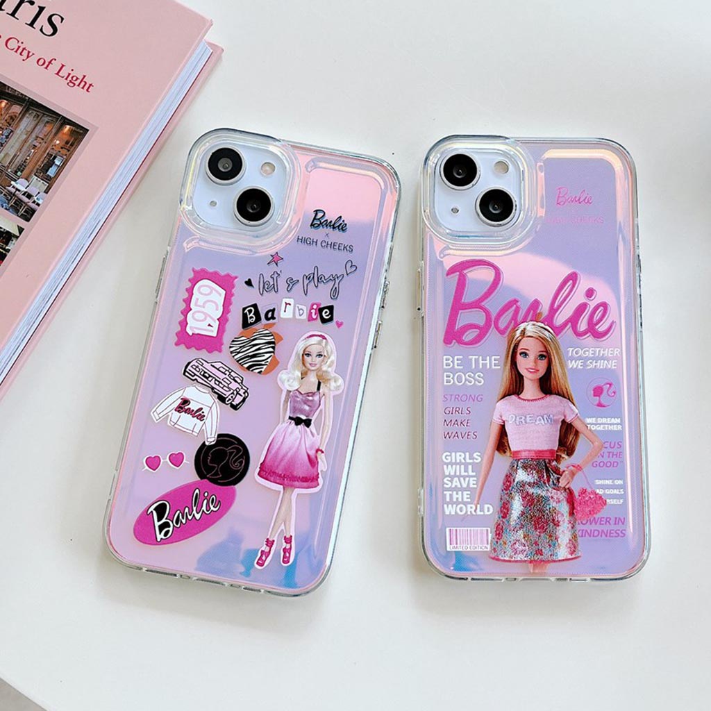 Funda para el móvil con diseño de Barbie y espejo para iPhone 11/XR/12/12Pro/13/13ProMax  de Skinnydip