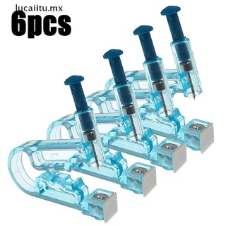 Kit de pistola de perforación de oreja reutilizable, kit profesional de  perforación de nariz y labio con 16 pares de aretes de tuerca (6 pares de