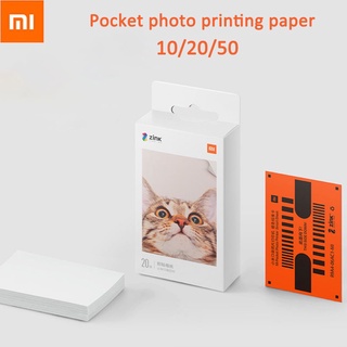 Xiaomi-papel de impresora de bolsillo Mini ZINK, autoadhesivo AR