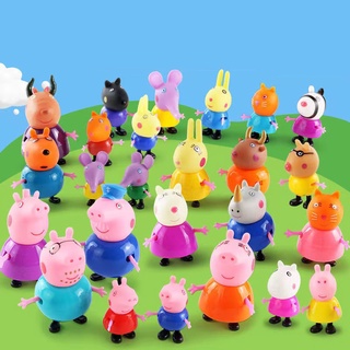 Peppa Pig Paquete de Figuras de acción de la Familia de : :  Juguetes y Juegos