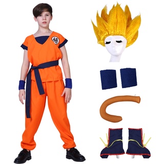 Dragon Ball Goku Disfraz Cosplay Anime Disfraz Goji Tortuga Peluca Adulto  Niños Hombre