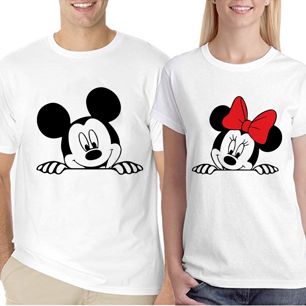 Playeras mickey y minnie sale