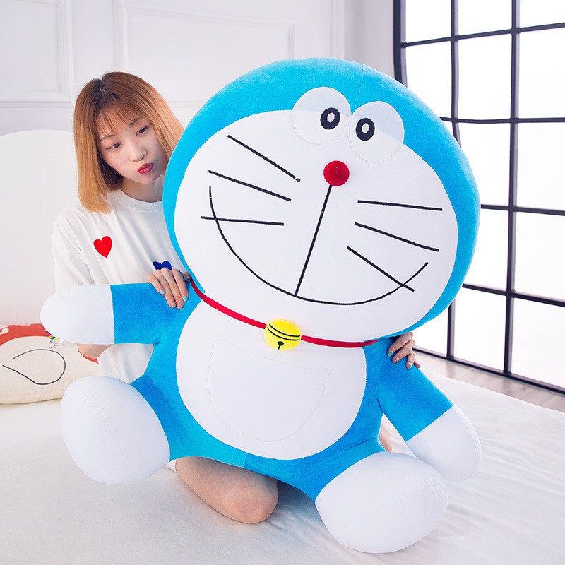 Talla Grande 50CM Anime Doraemon Peluche Juguete De Buena Calidad Diferente  Expresión Juguetes De Cumpleaños Para Niños